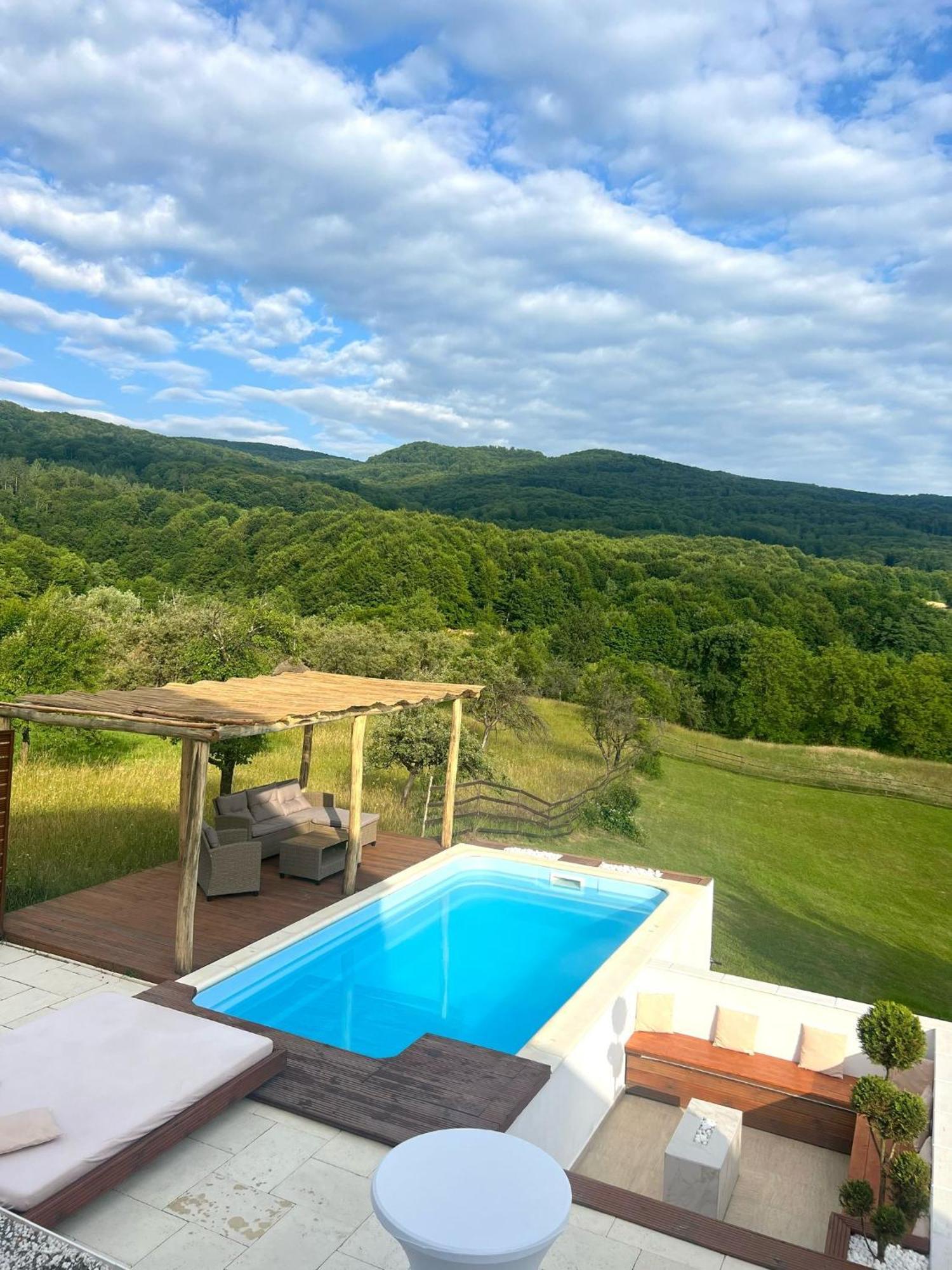 Le Chalet M - Cabana Cu O Panorama De Poveste. Surdesti  Екстер'єр фото