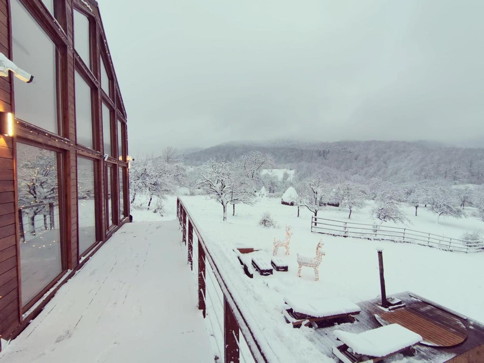 Le Chalet M - Cabana Cu O Panorama De Poveste. Surdesti  Екстер'єр фото